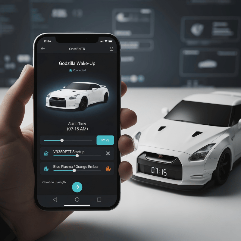 50%off- Hypercar Alarm Clock Realistic Engine & Light Effects