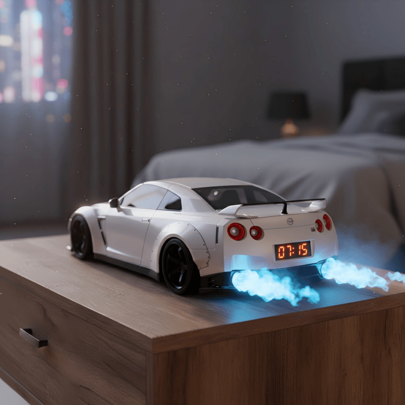 50%off- Hypercar Alarm Clock Realistic Engine & Light Effects